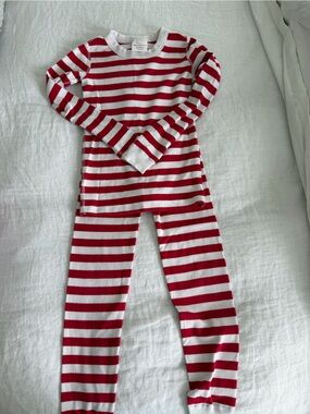 Hanna Andersson Red & White Stripe Kids PJs